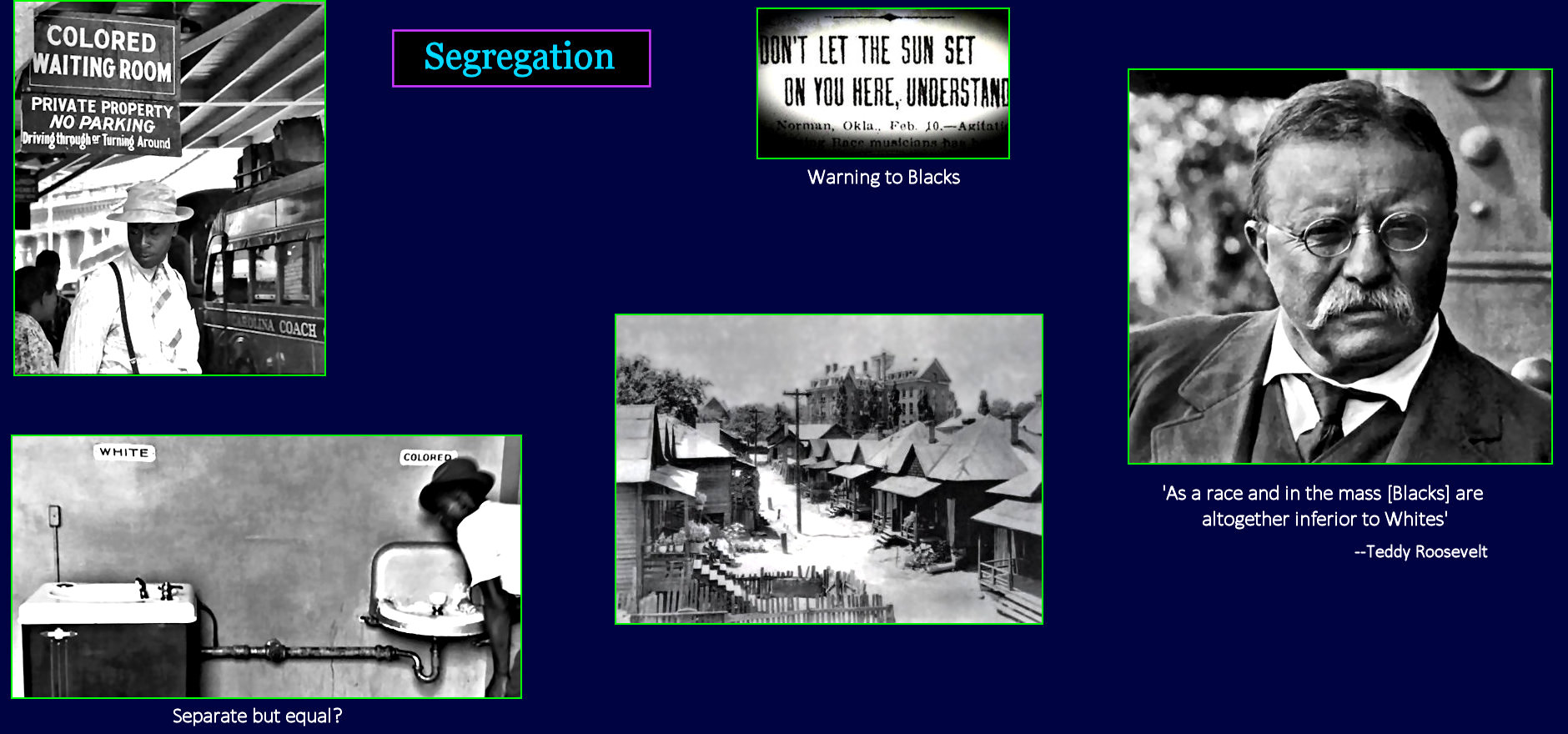 Segregation and Sundown towns, 1920s